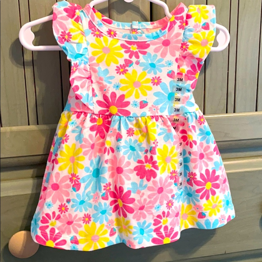 Carters 3 Month NWT Summer Flower Dress 🌸